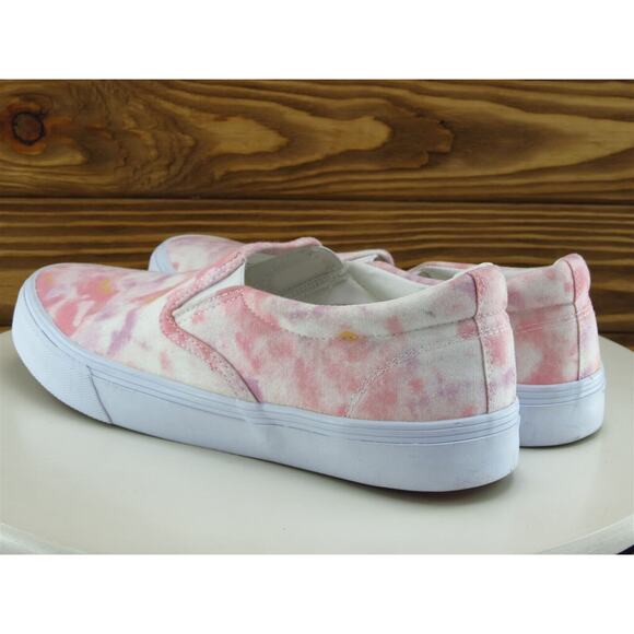 No Boundaries Size 9.5 Loafer Pink Fabric Medium Slip On‎ Women - Picture 9 of 11